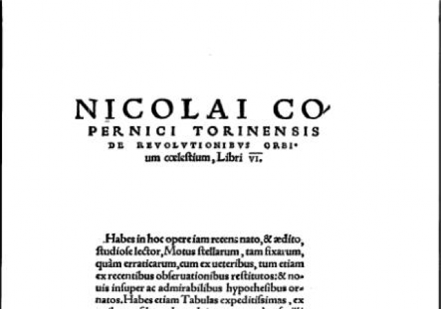O obrotach sfer niebieskich