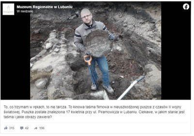 taśma filmowa z lubania